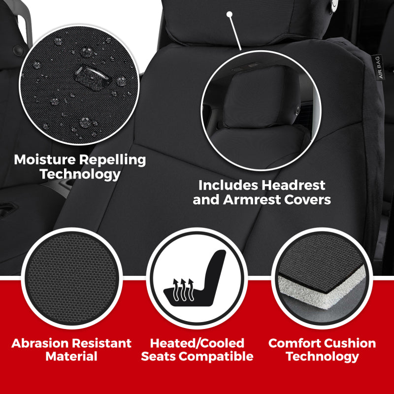 Covercraft Endura PrecisionFit custom second row seat covers for Toyota Corolla 2023-2026, fitted and protective interior accessories.