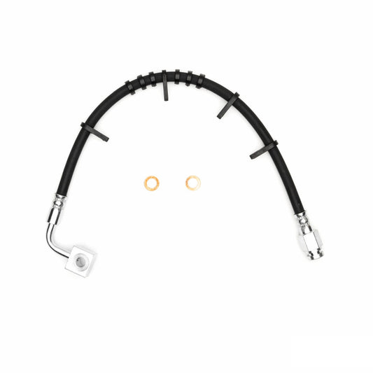 DFC Dodge Ram 1500 front-left brake hose from brake line kit, showing the rubber and metal fittings for the pickup truck.