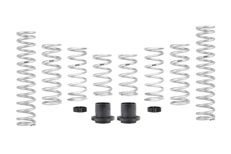 Eibach Polaris RZR XP 4 1000 EPS Stage 2 performance suspension springs installed on UTV for improved ride and handling.