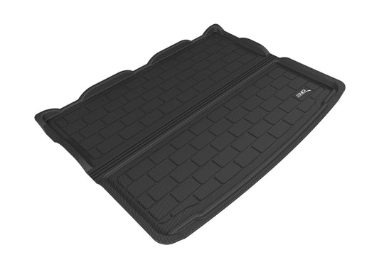 Black 3D MAXpider Kagu cargo liner for 2015-2020 Jeep Renegade, rubber floor mat with textured surface.