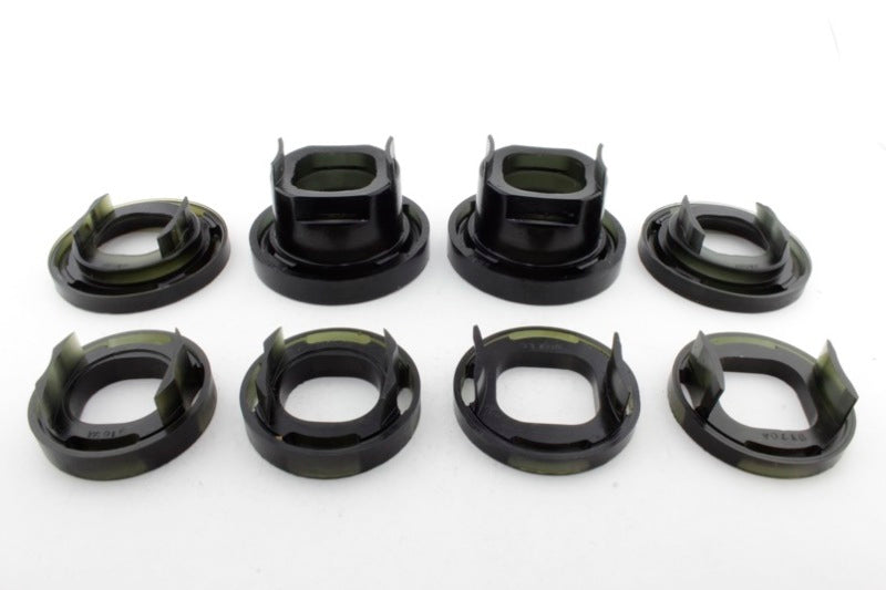 Whiteline Plus rear crossmember mount insert kit for Pontiac G8 and GTO, showing bushings and mounting components.