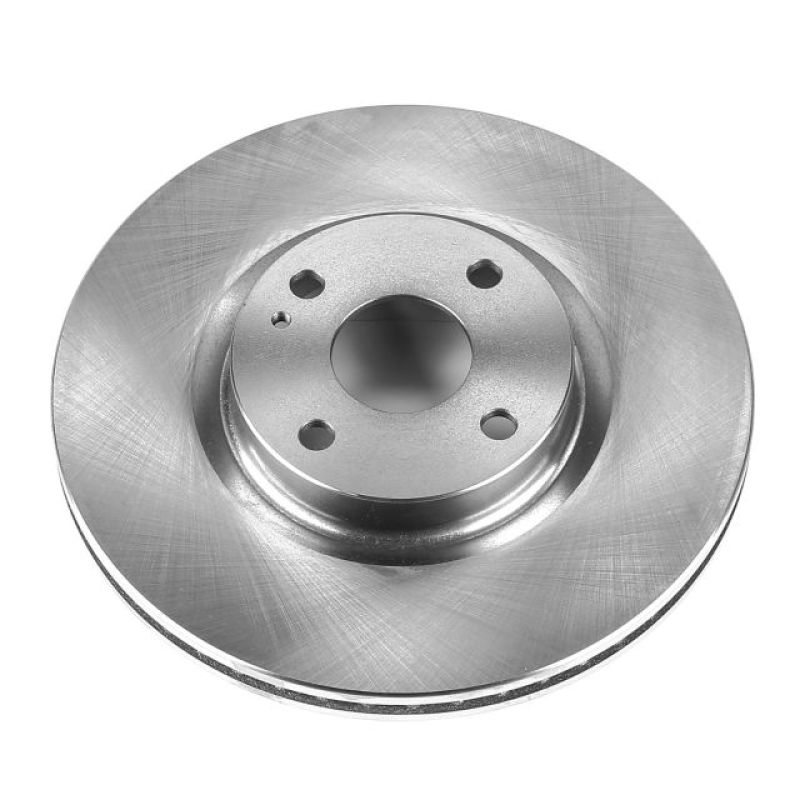 PowerStop OE front brake rotor for Fiat 124 Spider 2017-2019, high-performance automotive brake component with ventilated design.