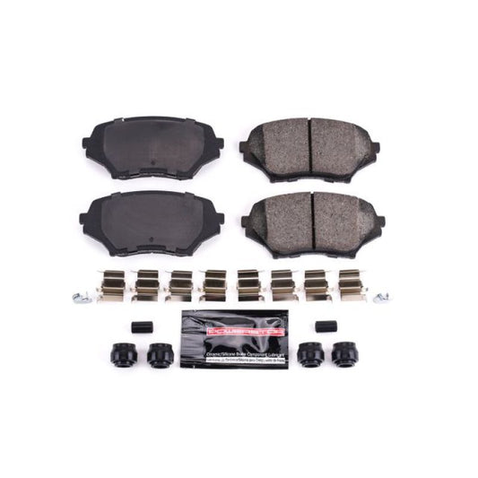 PowerStop Z23 Evolution sport brake pads for Mazda MX-5 Miata front, performance brake pads with hardware included