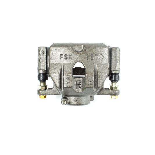 PowerStop Mazda RX-8 front right OE brake caliper with bracket, designed for optimal braking performance.