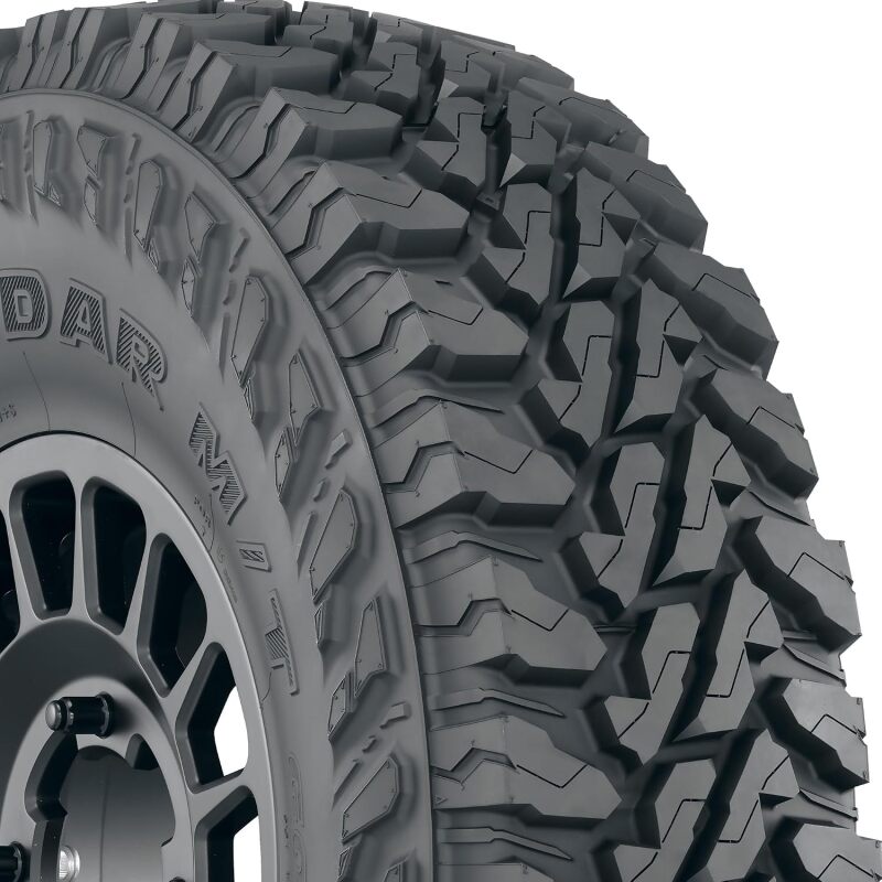 Yokohama Geolandar M/T G003 SXS tire for UTVs, 37x11.50R17, off-road tread pattern, black rubber with sidewall branding