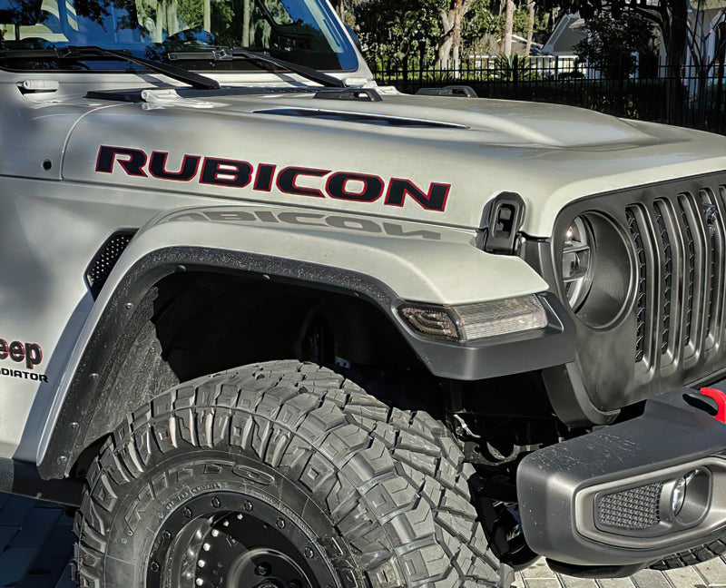Oracle Lighting Jeep Wrangler JL smoked lens LED front sidemarker light strip, durable automotive LED lighting accessory