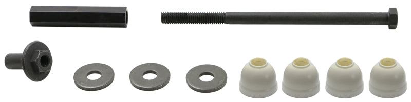 Moog front sway bar endlink for 1967-1975 Chrysler Imperial, showing the metal link with bushings for suspension stability.