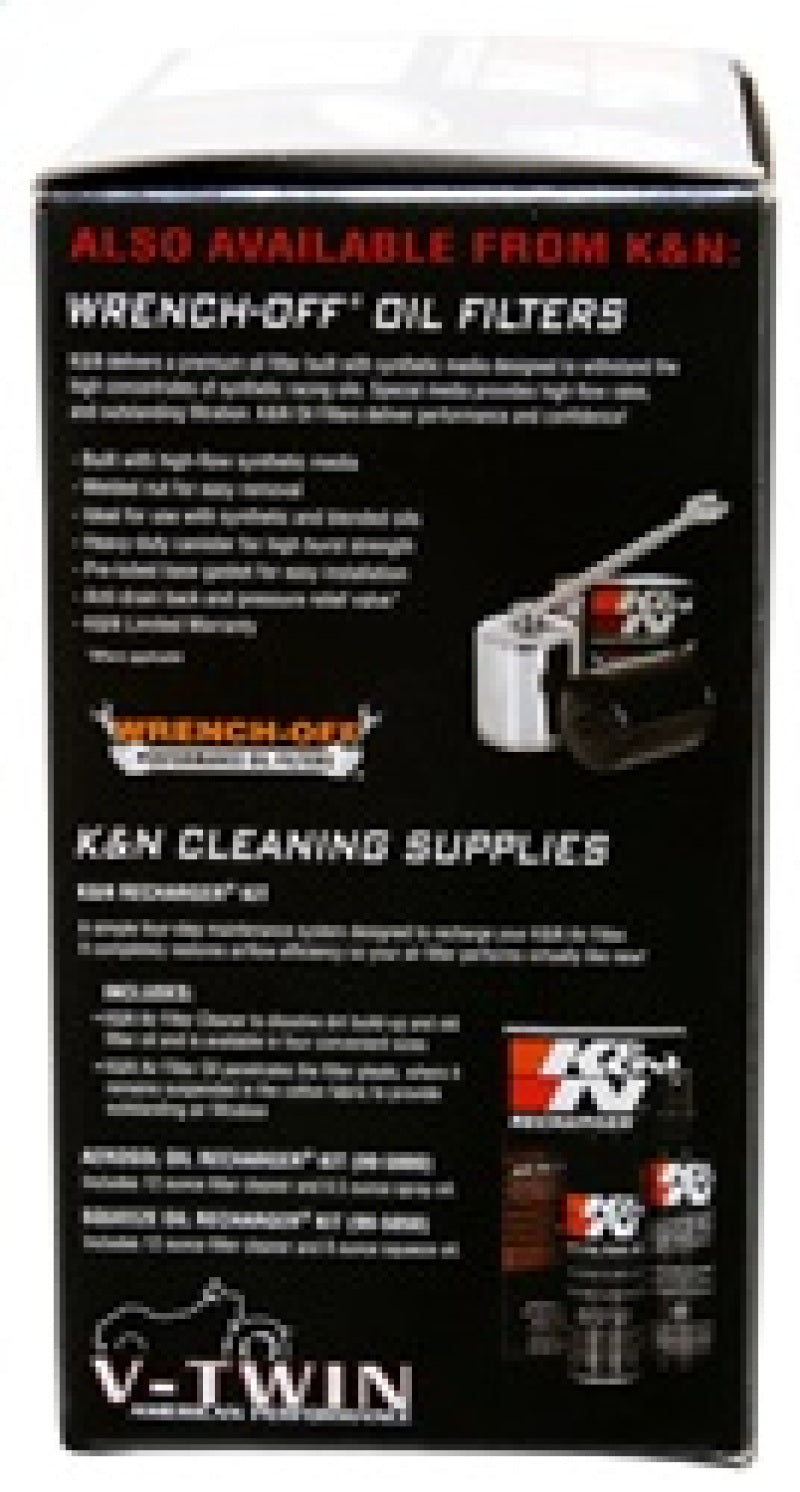 K&N Replacement Air Filter 5.5in Top OD x 6in Base OD x 2.313in H for Harley-Davidson