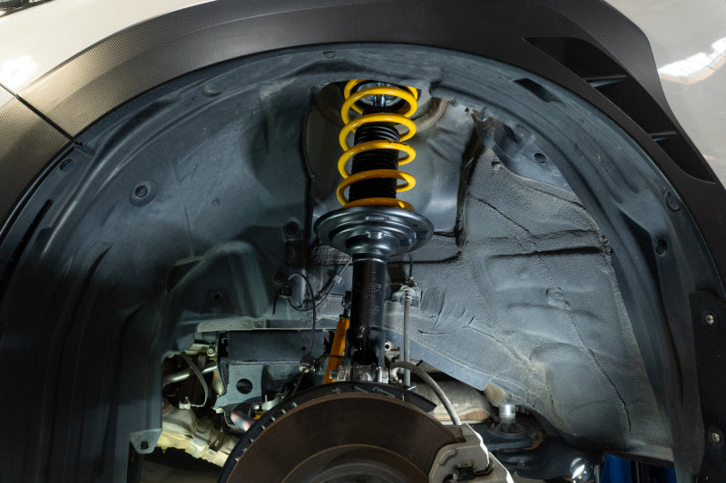 Whiteline Subaru Crosstrek front and rear bushing lift kit installed, showing durable bushings for improved suspension performance.