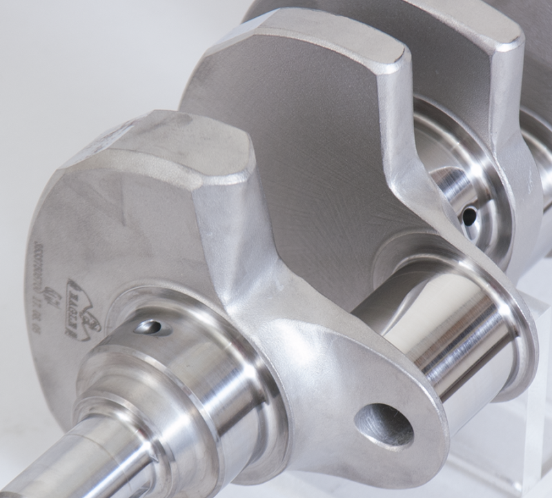 Eagle Chevrolet 350/305 rear seal crankshaft with 3.75-inch stroke, forged 4340 steel, for high-performance engine rebuilds.