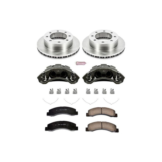 PowerStop OE brake calipers for 1999 Ford F-350 Super Duty front Autospecialty kit with calipers visible in the image.
