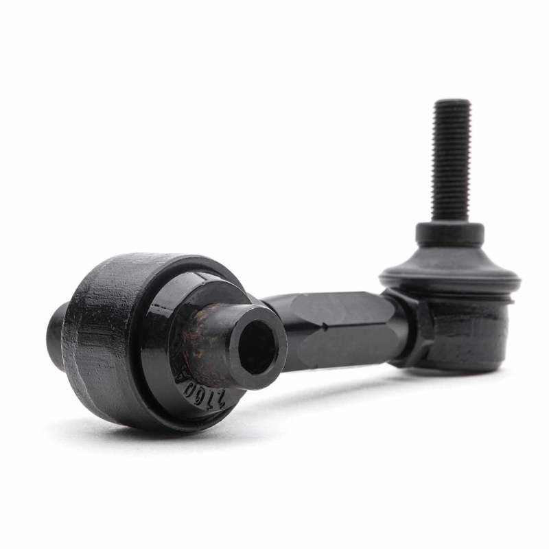 COBB sway bar endlink kit for 2018-2021 Subaru WRX STI and S209, HD adjustable front sway bar endlinks on a vehicle suspension.
