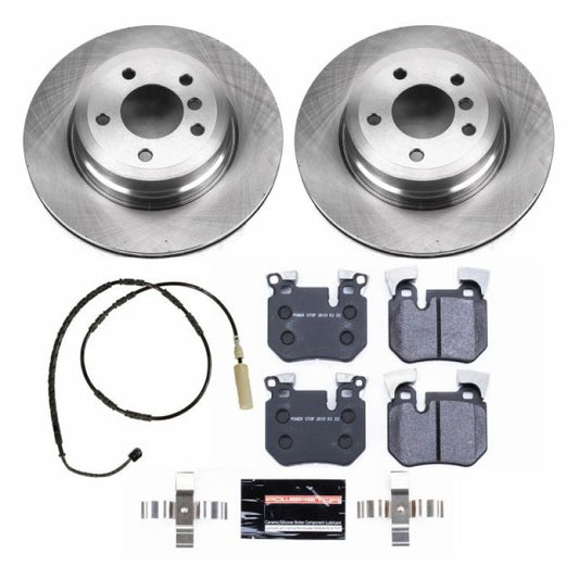 PowerStop rear track day brake kit for BMW 135i, performance brake kit with high-quality components for enhanced stopping power.