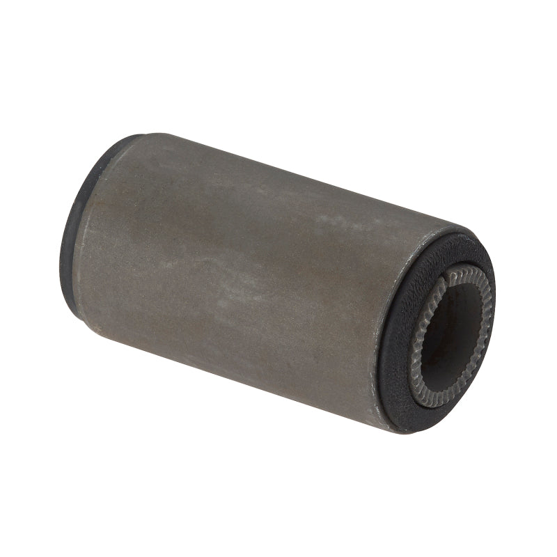 Moog 1970 Fargo A108 van front forward leaf spring bushing showing rubber and metal components for vehicle suspension.