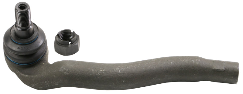 Moog front right outer tie rod for 2006-2007 Mercedes-Benz C350, automotive suspension part with metal rod and boot.