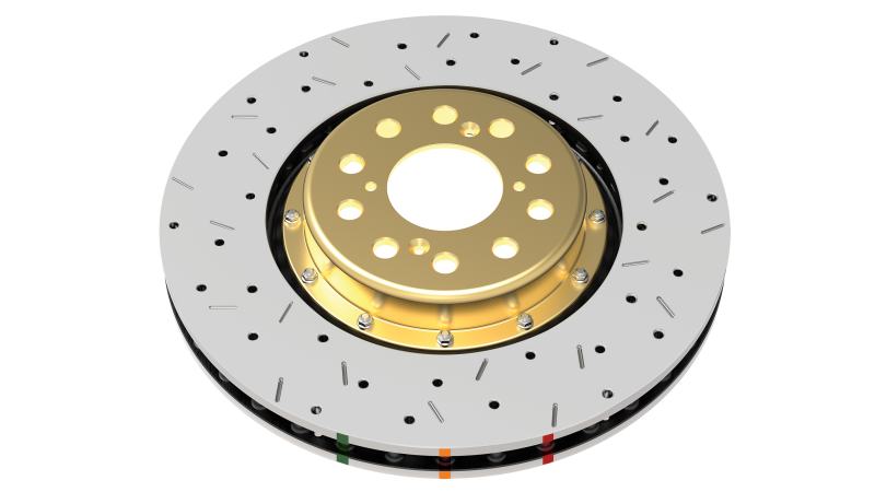 DBA Nissan Skyline (Various) Front Drilled & Slotted 5000 Series 2-Pc Rotor Assembled w/ Black Hat