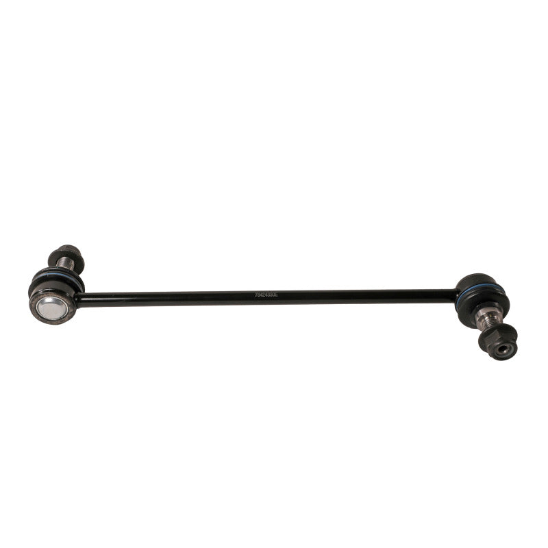 Moog Ford Transit-150 front sway bar endlinks, vehicle suspension component, black metal with mounting hardware.