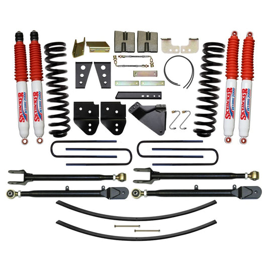 Skyjacker 8.5-inch KT CLII lift kit for 11F250 gas hydraulic trucks, includes coil springs and suspension components.