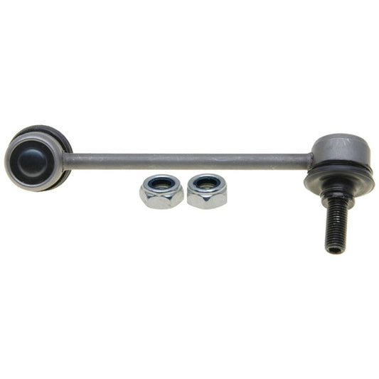 Moog rear left sway bar endlink kit for 2001-2006 Acura MDX, showing the metal component with bushings and connecting ball joints.