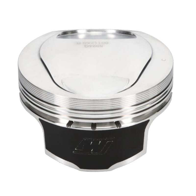 Wiseco forged Chrysler 6.1L Hemi piston set with 5.5cc dome, 1.220 compression height, for 8-cylinder engine, image of pistons.