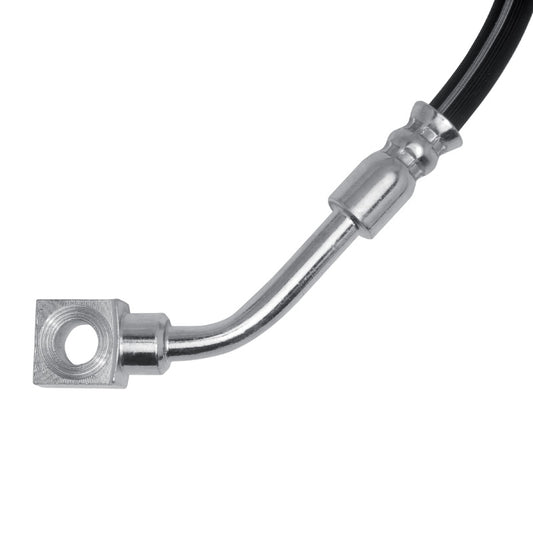 DFC Cadillac DeVille rear-left brake hose, part of brake line kit, rubber and metal construction, for vehicle braking system.