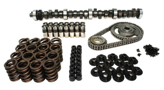 COMP Cams camshaft kit FF X4 278H showing four high-performance camshafts with gear sprockets for automotive engine upgrade