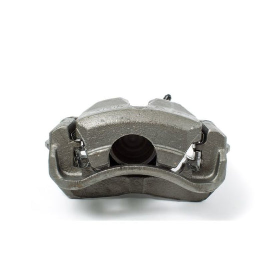 PowerStop OE front left brake caliper with bracket for 2002-2006 Toyota Camry, designed for reliable braking performance.