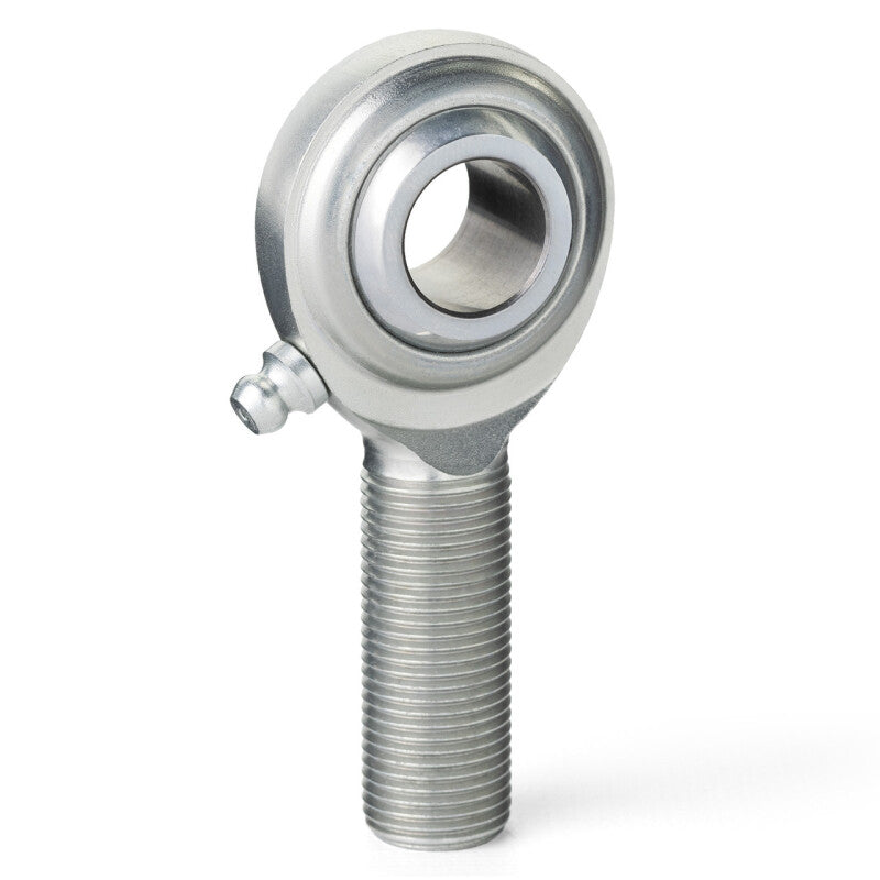 QA1 C Series 2-Pc Rod End - Male/Left Hand - 16mm Bore x M16x2.0 w/Zerk - Carbon Steel