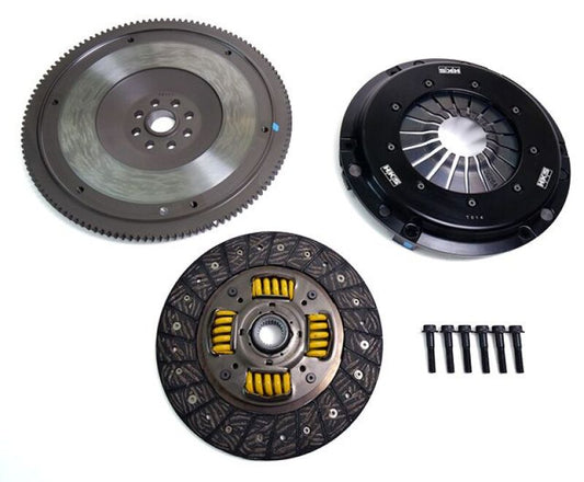 HKS 2022+ Toyota GR86 and Subaru BRZ LA clutch kit with clutch disc and pressure plate for single clutch installation.