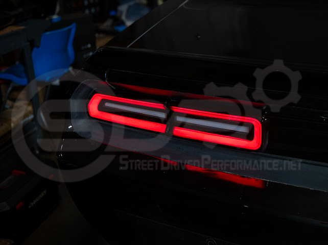 2008-2014 DODGE CHALLENGER | FACELIFTED SEQUENTIAL SIGNAL LED CLEA REAR TAILLIGHTS (PAIR)