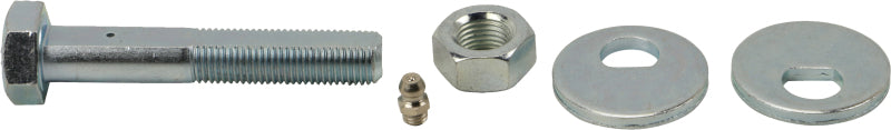 Moog rear toe adjuster for 2017-2023 Genesis G80 suspension alignment kit, showing the metal component for vehicle alignment.