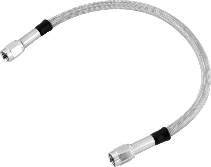 Twin Power 40 Inch Clear Coated Dot Stainless Steel Brake Hose AN-3