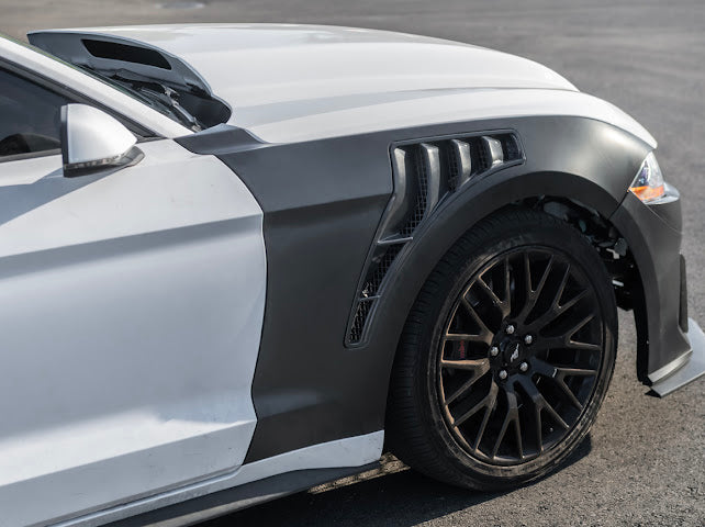 2018-2023 FORD MUSTANG | GT350 STYLE FRONT SIDE VENTED FENDERS
