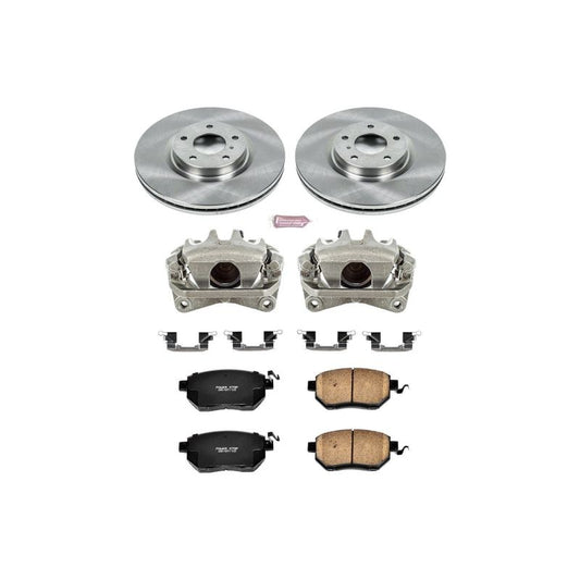 PowerStop OE brake calipers for 2006-2007 Nissan Murano front Autospecialty kit with calipers visible.