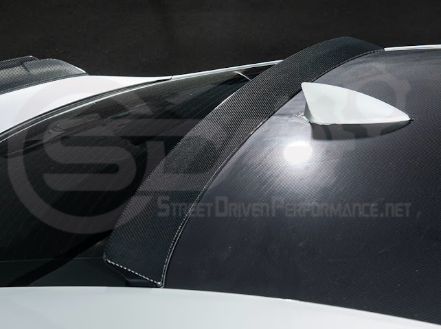 2013-2018 Cadillac ATS ATS-V Coupe | Carbon Fiber Rear Roof Top Window Spoiler Wing