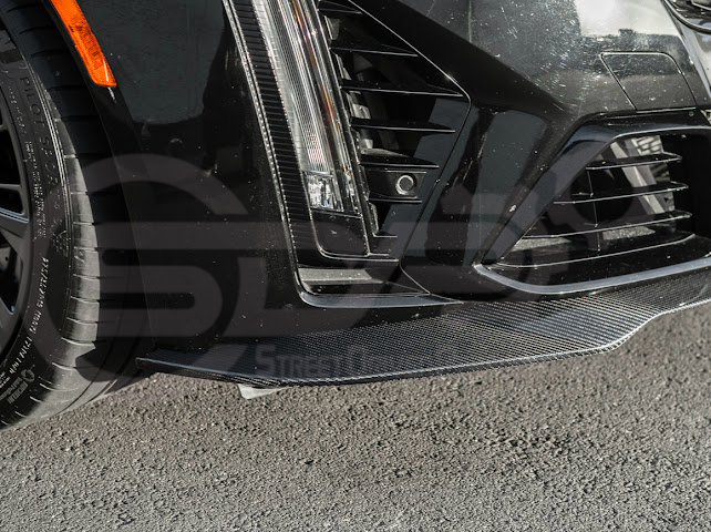 2022-2024 CADILLAC CT5-V BLACKWING SEDAN | FACTORY STYLE CARBON FIBER FRONT LIP SPLITTER GROUND EFFECTS
