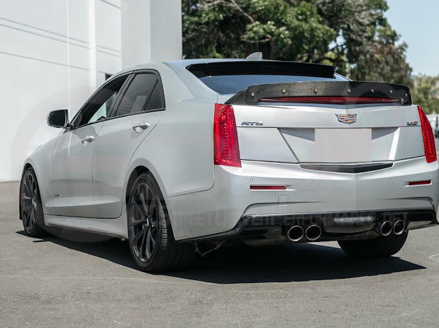2013-2018 Cadillac ATS ATS-V Sedan | Carbon Fiber Rear Roof Top Window Spoiler Wing