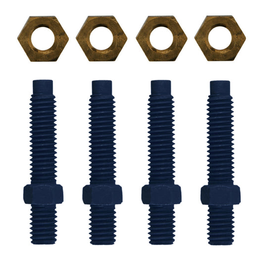 Fel-Pro Ford F-150 exhaust flange stud and nut set, durable exhaust hardware for secure installation.