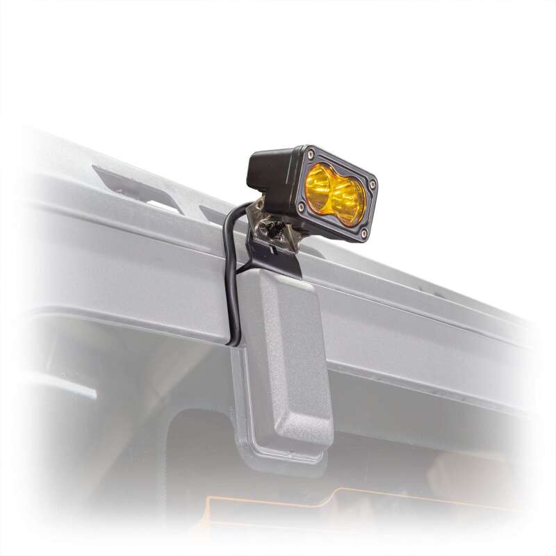 TURN Offroad Ford Bronco 2021+ OEM Hard Top Light Bracket mounted on vehicle's hard top, accessory for off-road lighting.