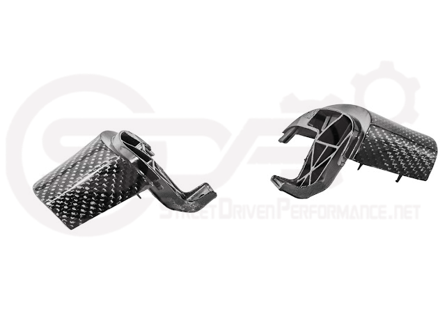 2005-2013 CHEVROLET CORVETTE C6 | SDP PERFORMANCE CARBON FIBER STEERING WHEEL BUTTON COVER REPLACEMENT PAIR