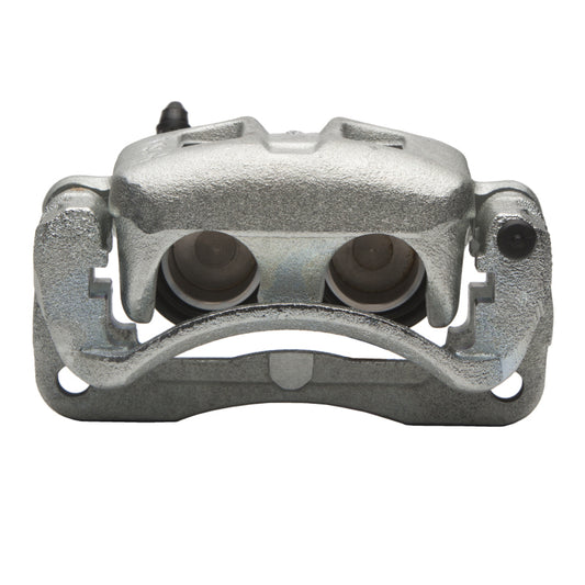 Silver zinc coated DFC OE front brake caliper for Mazda MPV 2000-2006, premium caliper with DFC branding.