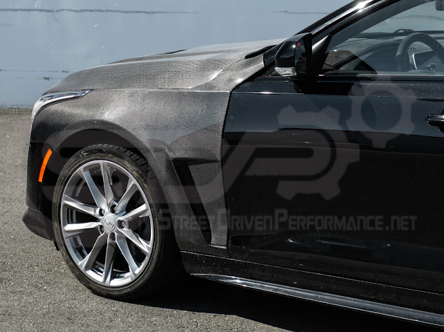 2020-UP CADILLAC CT4 & CT4 V |BLACKWING STYLE FRONT SIDE VENTED FENDERS