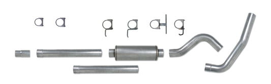 Diamond Eye Performance Catback exhaust system for 94-97 Ford 7.3L F250/F350 PowerStroke, showcasing the single AL design.