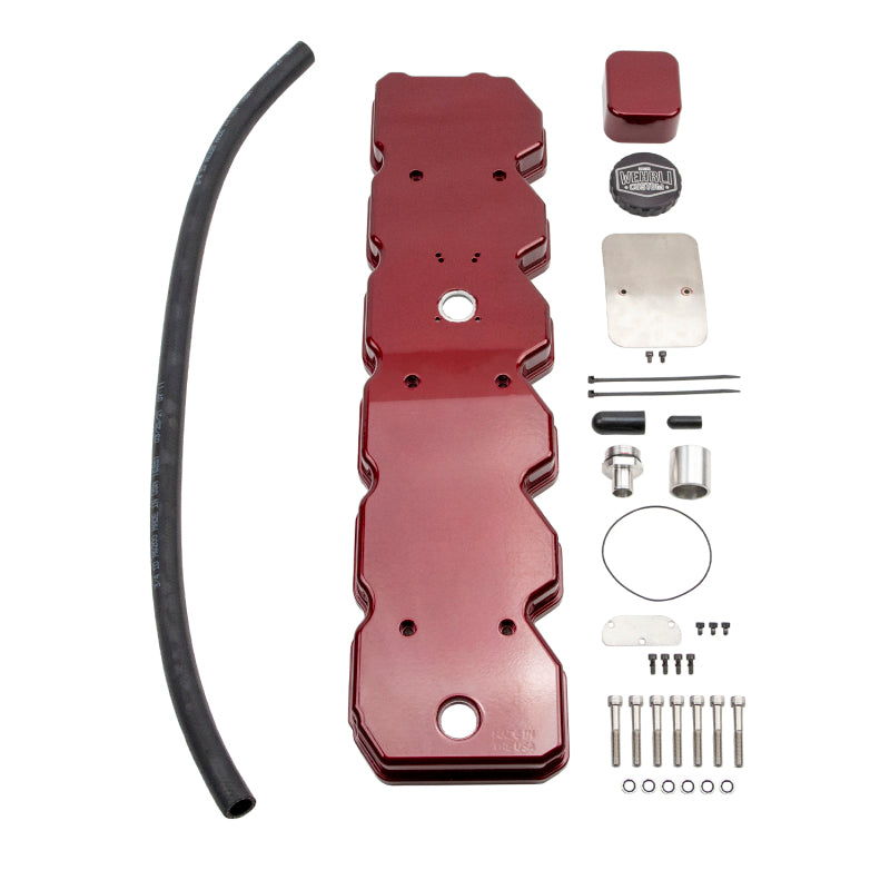 Wehrli 06-18 Cummins WCFab X D&J Precision Billet Valve Cover - Semi-Gloss Black