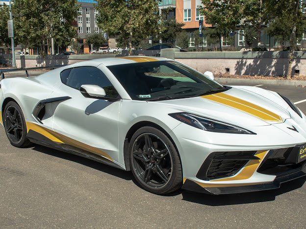 2020+ C8 Corvette | "5VM Style" Side Skirt Rocker Panel Ground Effects