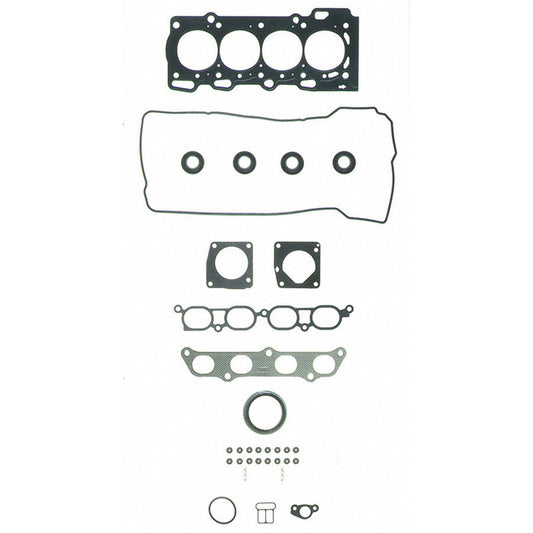 Fel-Pro Toyota Celica HS 26154 PT PermaTorque engine cylinder head gasket set showing multiple gaskets and sealing surfaces.