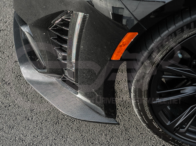 2022-2024 CADILLAC CT5-V BLACKWING SEDAN | FACTORY STYLE CARBON FIBER FRONT LIP SPLITTER GROUND EFFECTS