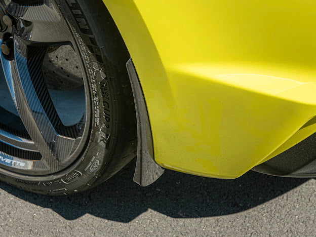 2023+ CHEVROLET CORVETTE C8 Z06 & E-RAY | CARBON FLASH XL EXTENDED FRONT SPLASH GUARD