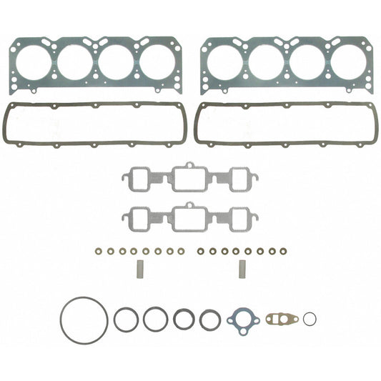 Fel-Pro Oldsmobile Delta 88 HS 8653 PT-1 PermaTorque engine cylinder head gasket set showing gaskets and sealing surfaces.