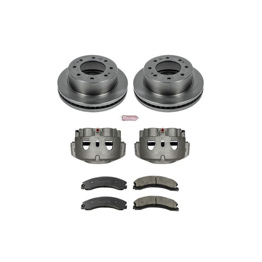 PowerStop OE brake calipers for GMC Sierra 3500 HD front Autospecialty kit with brake calipers and components.